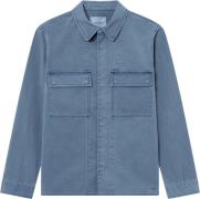 Wood Wood Wwfabian Mand Vintage Indigo Overshirts Str L - hos Magasin