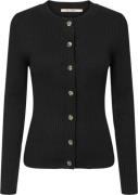 Rue de Femme 7493 Lope Knit Cardigan Kvinde Black Sweaters Str S - hos...