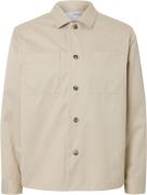 Selected Homme Slhscott Twill Formal Overshirt Mand Oatmeal Overshirts...