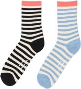 Mads Nørgaard - Copenhagen Sock Pair Stripe Mix Ankelstrømper Str OS -...