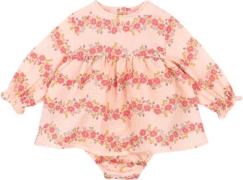 Konges Sløjd Bella Frill Romper Gots Str 6M - P99063 Bluser Bomuld hos...