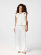 Neo Noir Loreta Lace Sequins Skirt Kvinde White Maxi Nederdele Str 34 ...