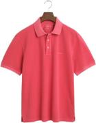 Gant Sunfaded SS Polo Mand Watermelon Red Kortærmede Poloer Str L - ho...