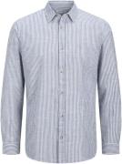 Jack & Jones Jjesummer Shirt LS SN Mand Infinity/stripe Langærmede Skj...