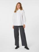 Neo Noir Tilly C Poplin Shirt Kvinde White Langærmede Bluser Str 40 - ...