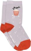 Melton Popcorn Socks Str 23/26 - Cloud Lilac Strømper hos Magasin