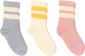 mpKids Anker Socks 3-pack Str 22/24 - Silver Pink Strømper Bomuld hos ...