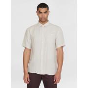 Knowledge Cotton Apparel Regular Linen Short Sleeve Shirt Gots/vegan M...