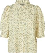 Lollys Laundry Bonoll Shirt SS Kvinde Yellow Skjorter Str L - hos Maga...