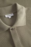 Norse Projects Ruben Double Face LS Polo Mand Clay Kortærmede T-shirts...