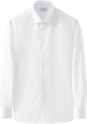 ETON Slim Fit White Signature Twill Shirt Mand Hvid Langærmede Skjorte...