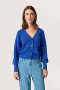 Soaked in Luxury Slrava Rinna Cardigan Kvinde Beaucoup Blue Cardigans ...